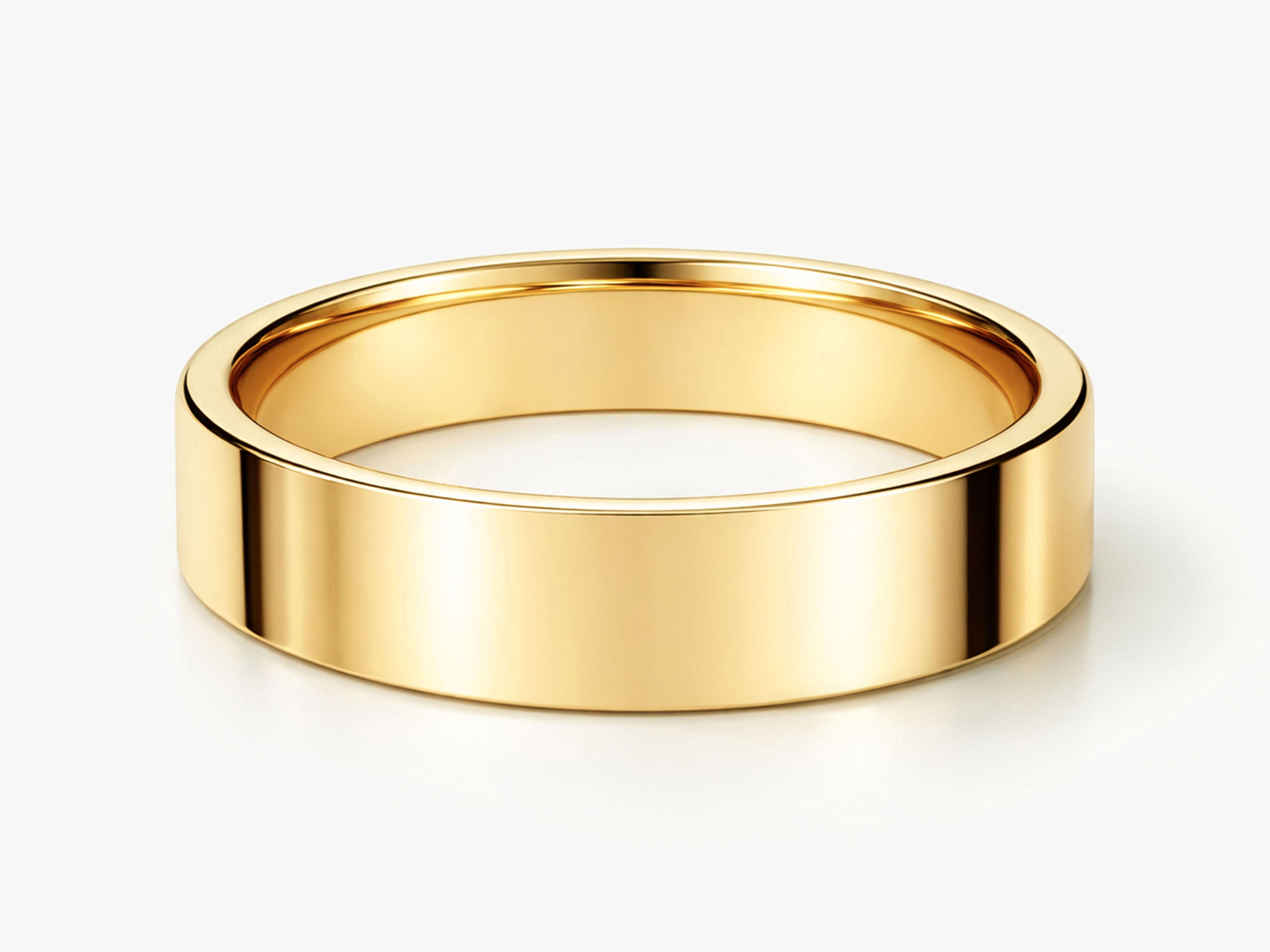 4mm Classic Flat Wedding Band