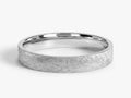 3mm Flat Men's Wedding Band with Ice Matte Finish