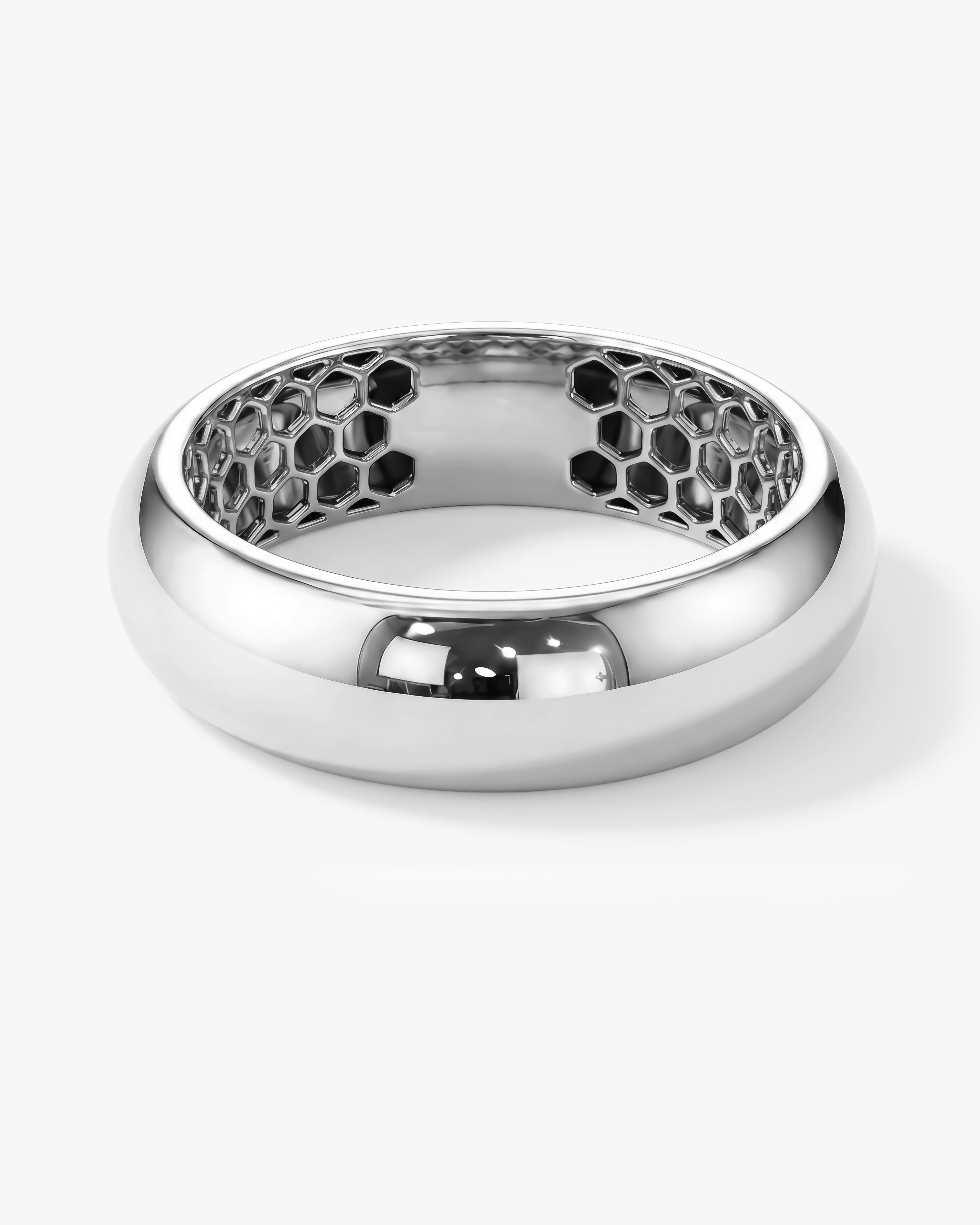 Eternate Honeycore 6mm Dome Men's Wedding Band
