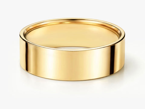 6mm Classic Flat Wedding Band