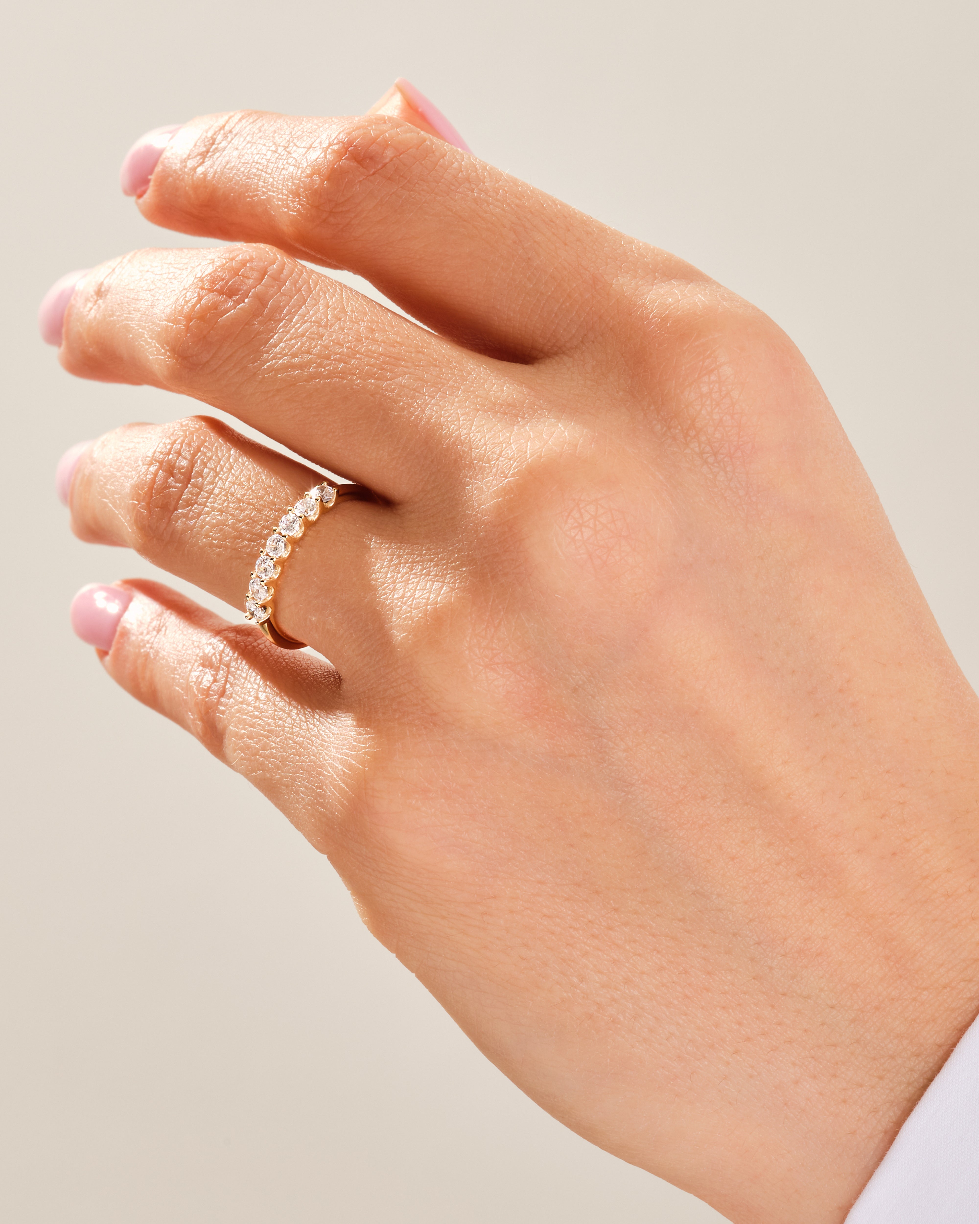 U-Prong Seven Stone Anniversary Band (0.35 CT TW)