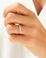 U-Prong Seven Stone Anniversary Band (0.35 CT TW)