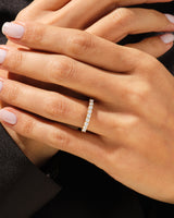 Classic Nine Stone Anniversary Band (0.45 CT TW)
