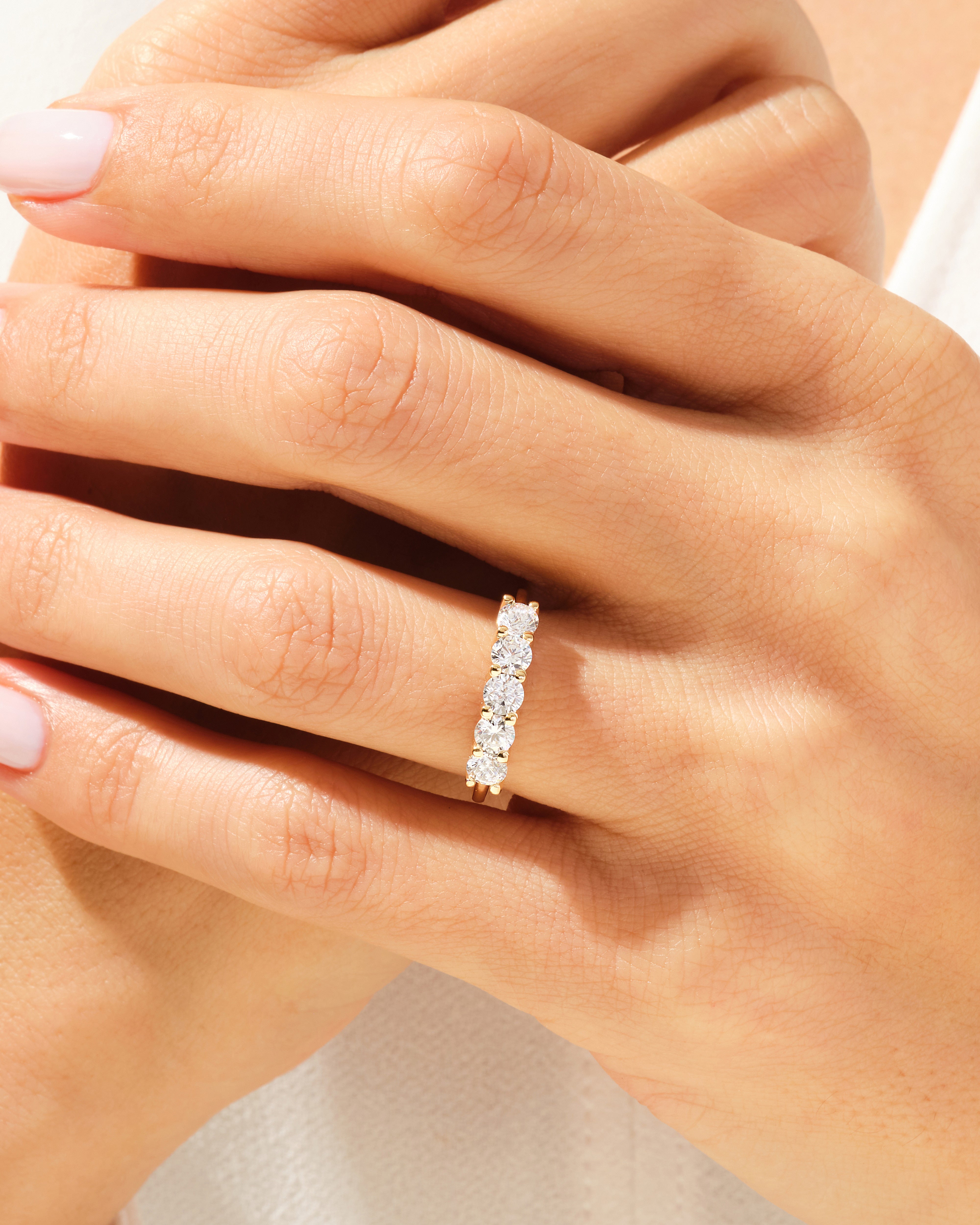 Classic Five Stone Anniversary Band (1.00 CT TW)