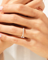 Seven Stone Trellis Anniversary Band (0.35 CT TW)