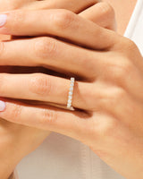 Nine Stone Trellis Anniversary Band (0.45 CT TW)