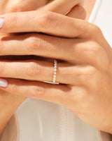 Floating Eleven Stone Anniversary Band (0.33 CT TW)