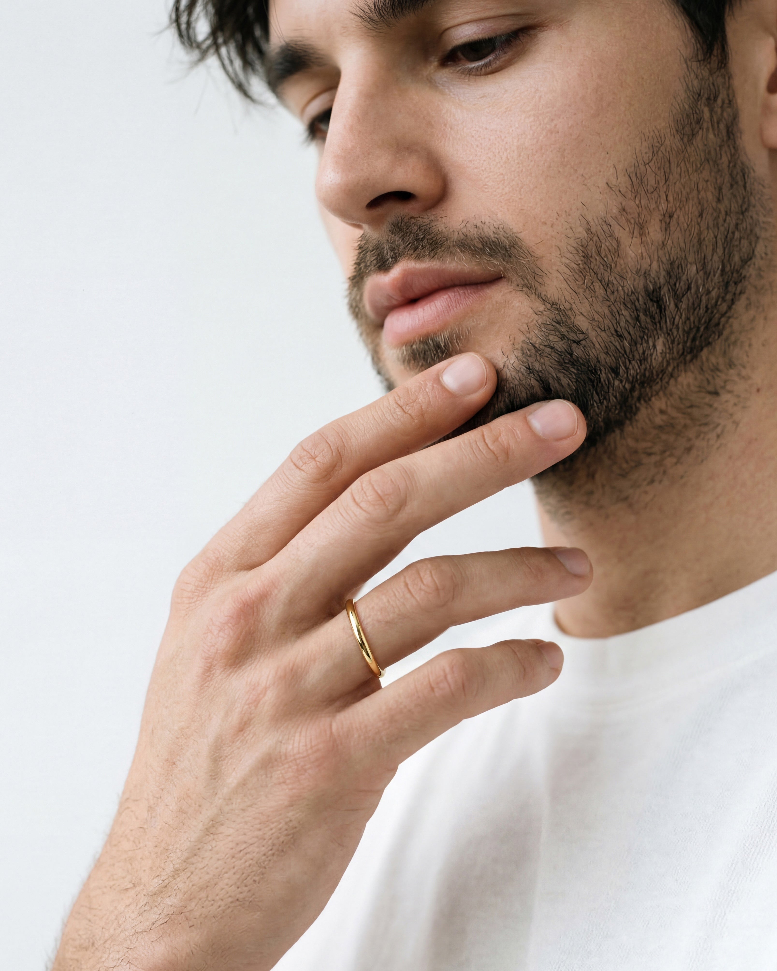 2mm Classic Dome Men's Wedding Band