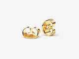 Gold earring backs, jewelry findings, secure earlobe support