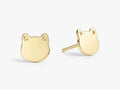 Kitten Stud Earrings