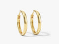Medium Plain Hoop Earrings