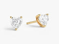 Heart Cut Stud Earrings (1.00 ct tw)