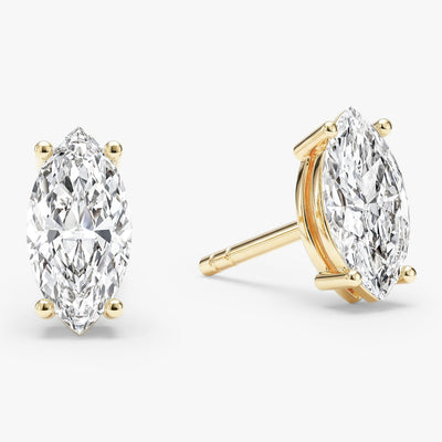 Marquise Cut Stud Earrings (1.00 ct tw)