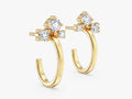 Cluster Hoop Earrings