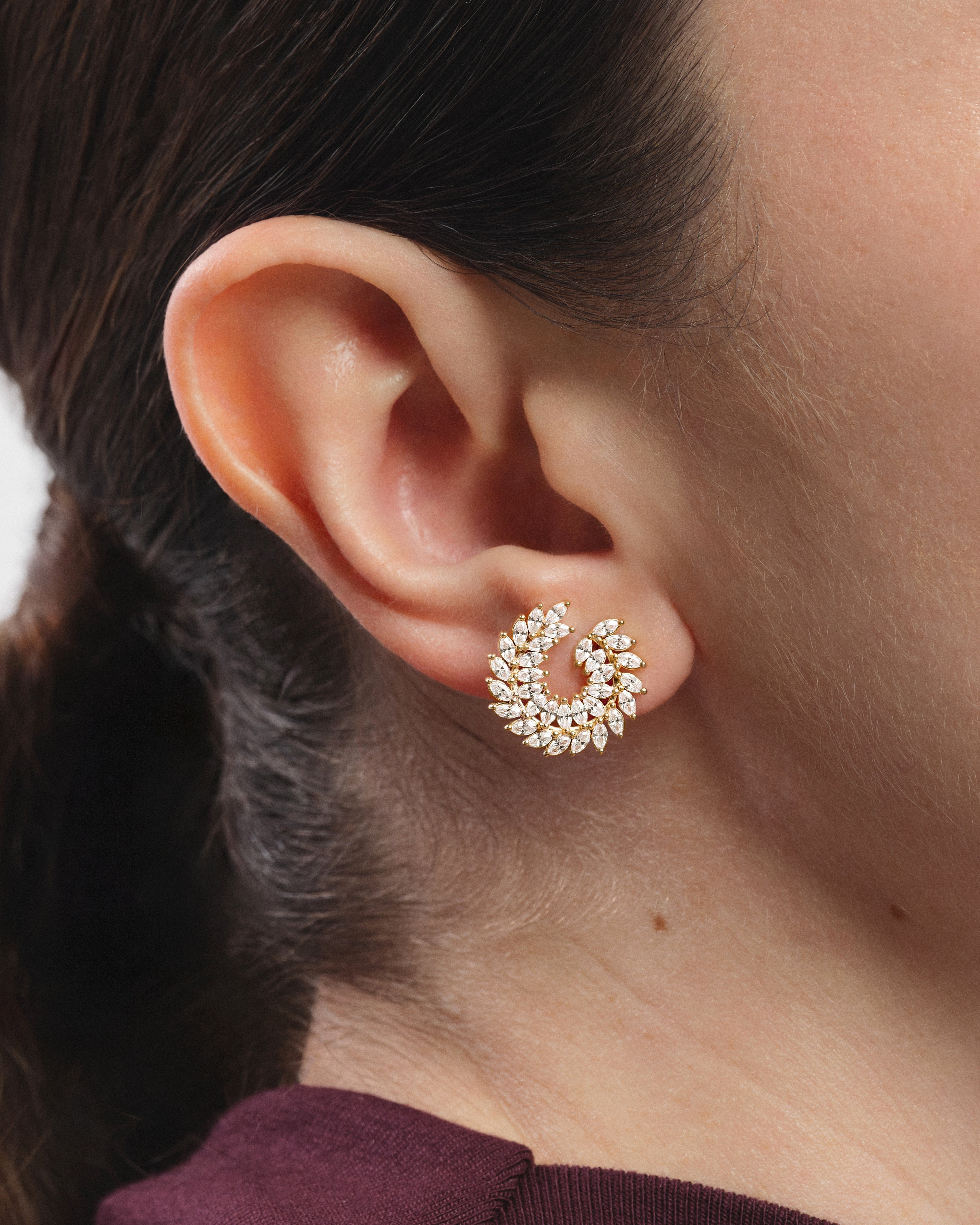 Olive Leaf Earrings