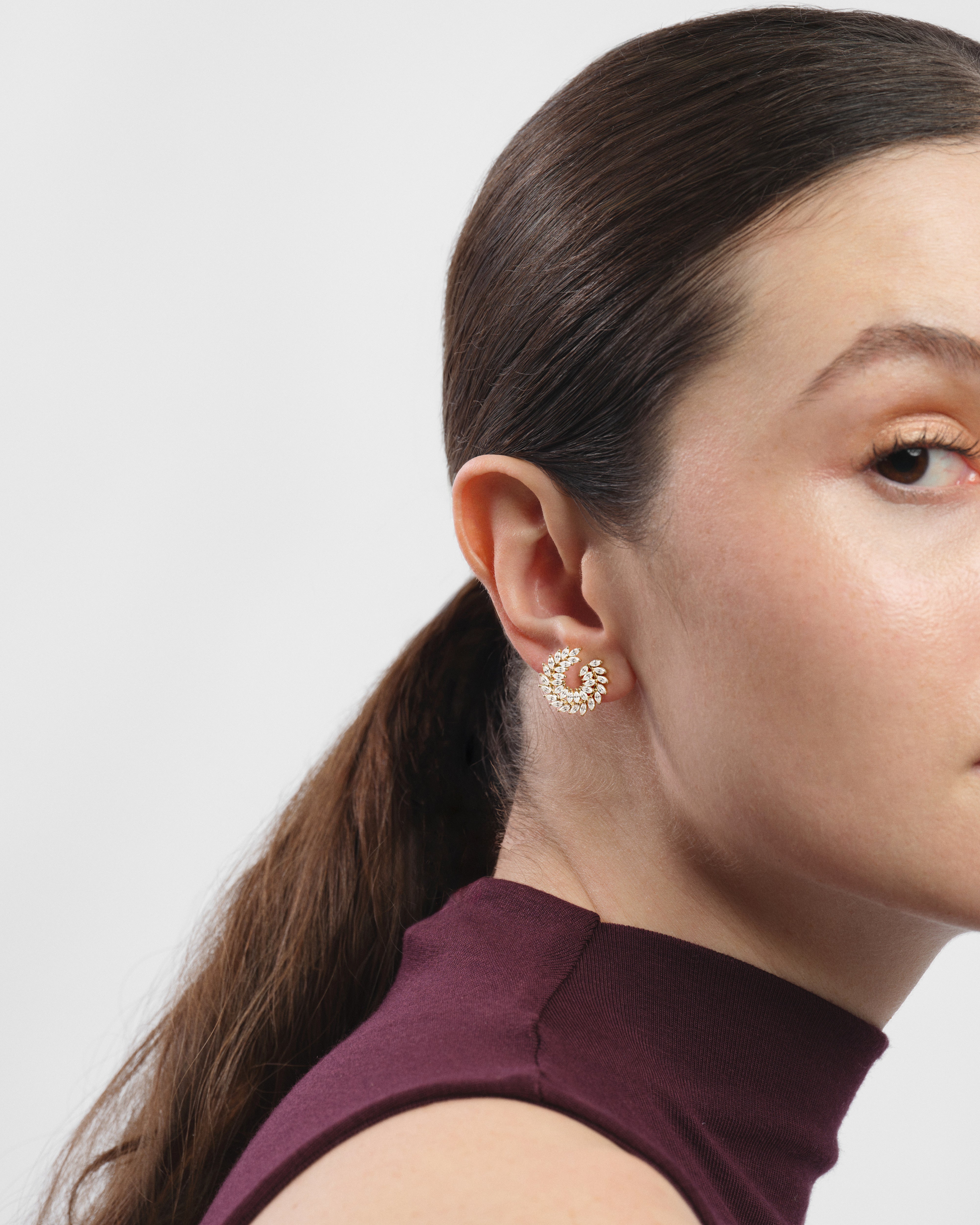 Olive Leaf Earrings