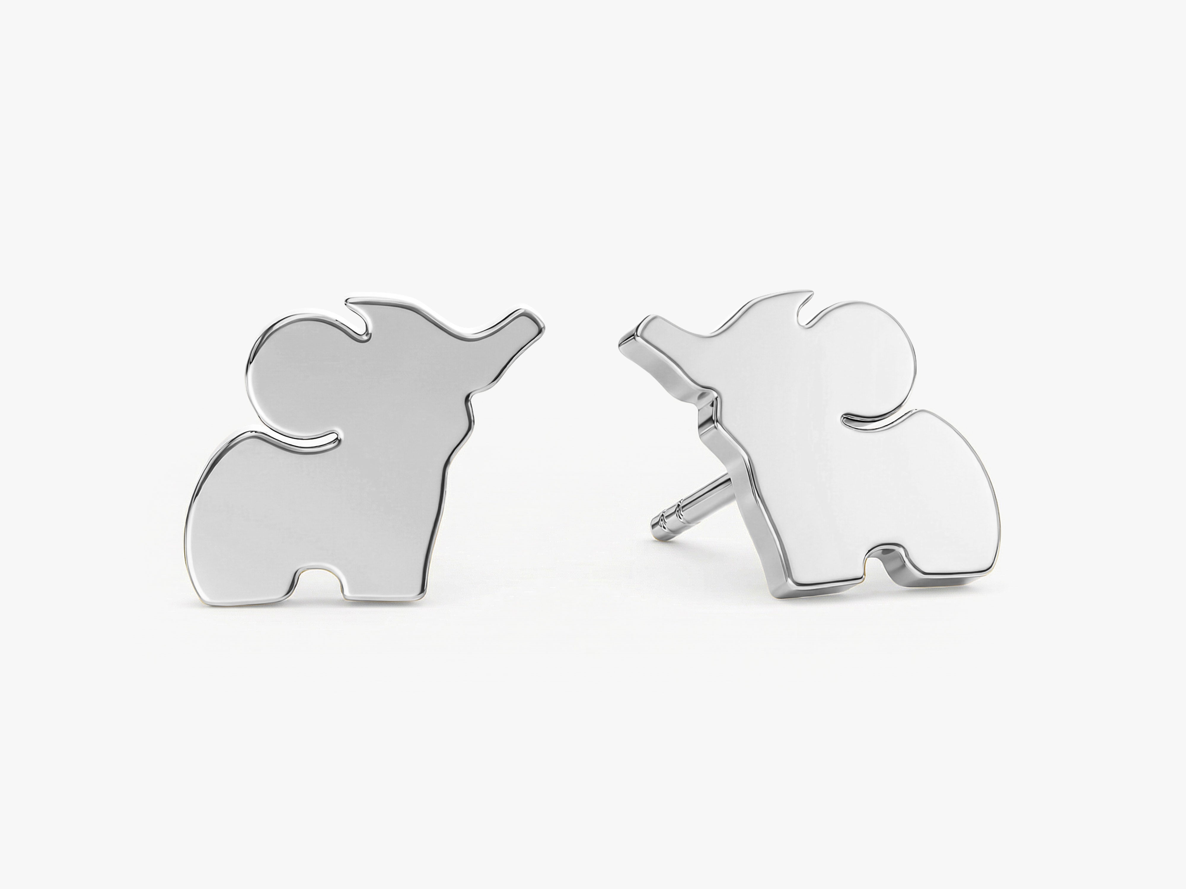Elephant Stud Earrings
