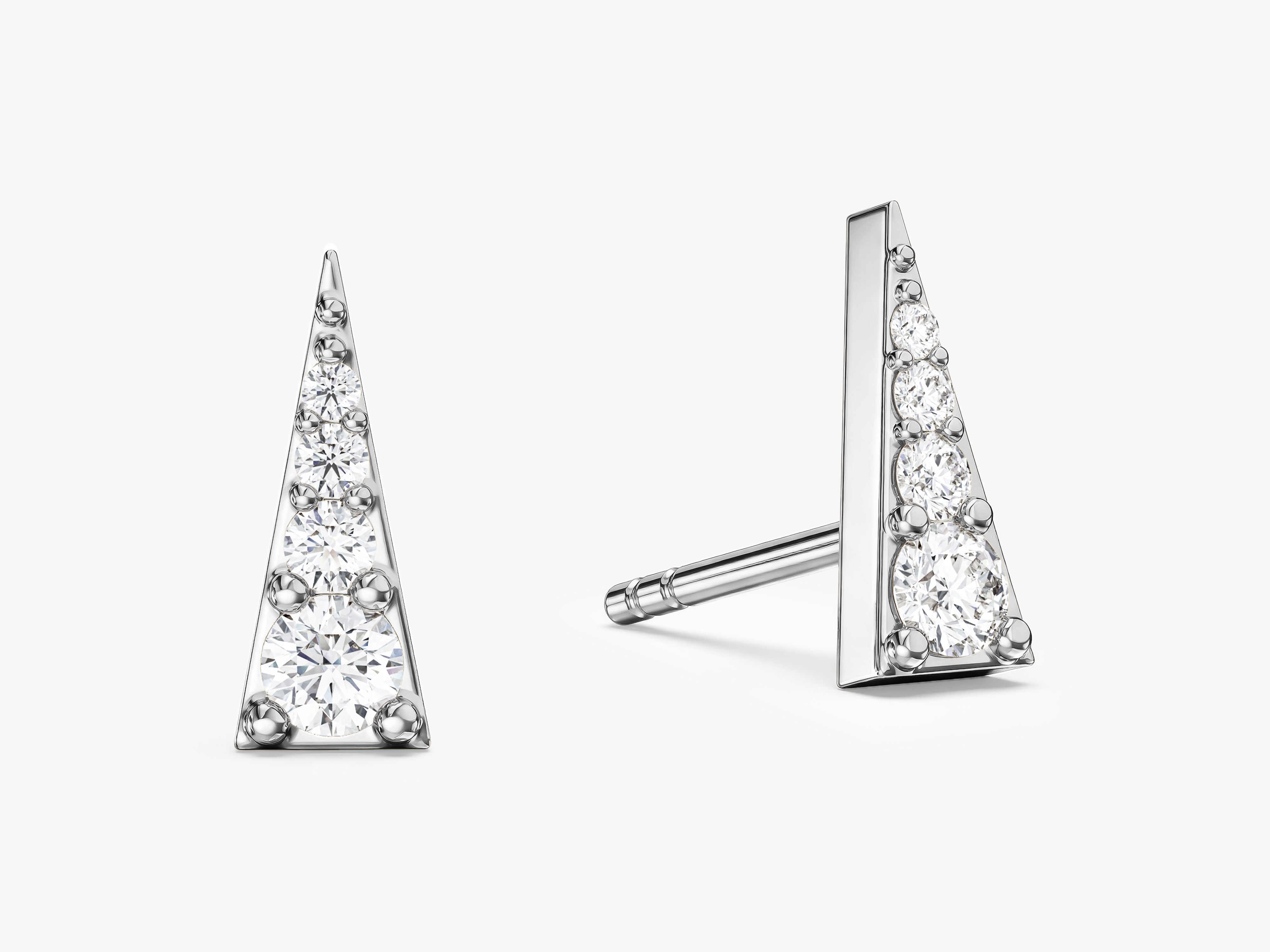 Triangle Stud Earrings