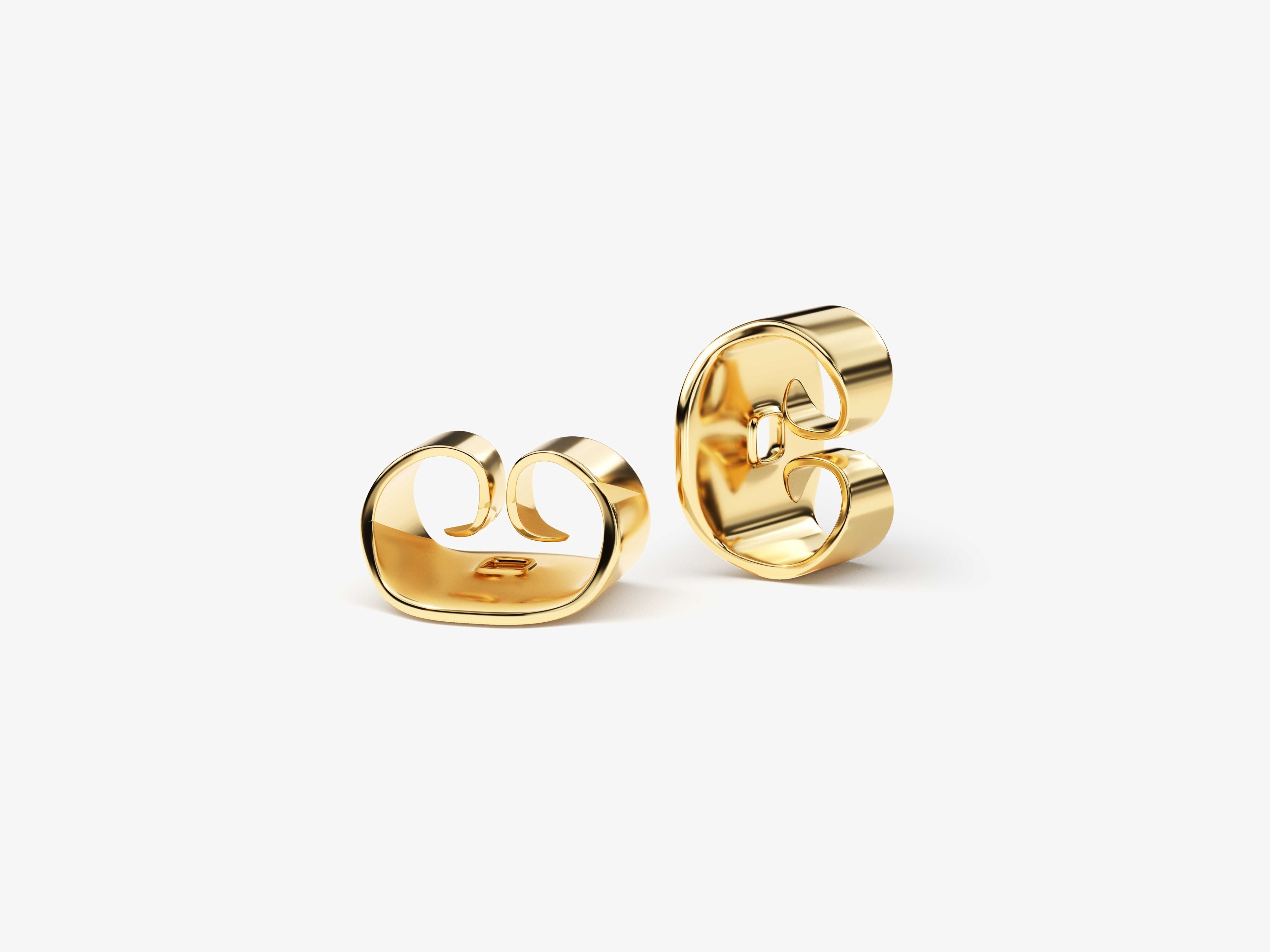 Heart Outline Stud Earrings