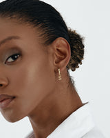 Custom Initial Hoop Earrings