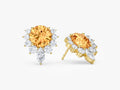 Sunburst Birthstone Earrings