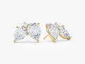 Double Pear Stone Earrings