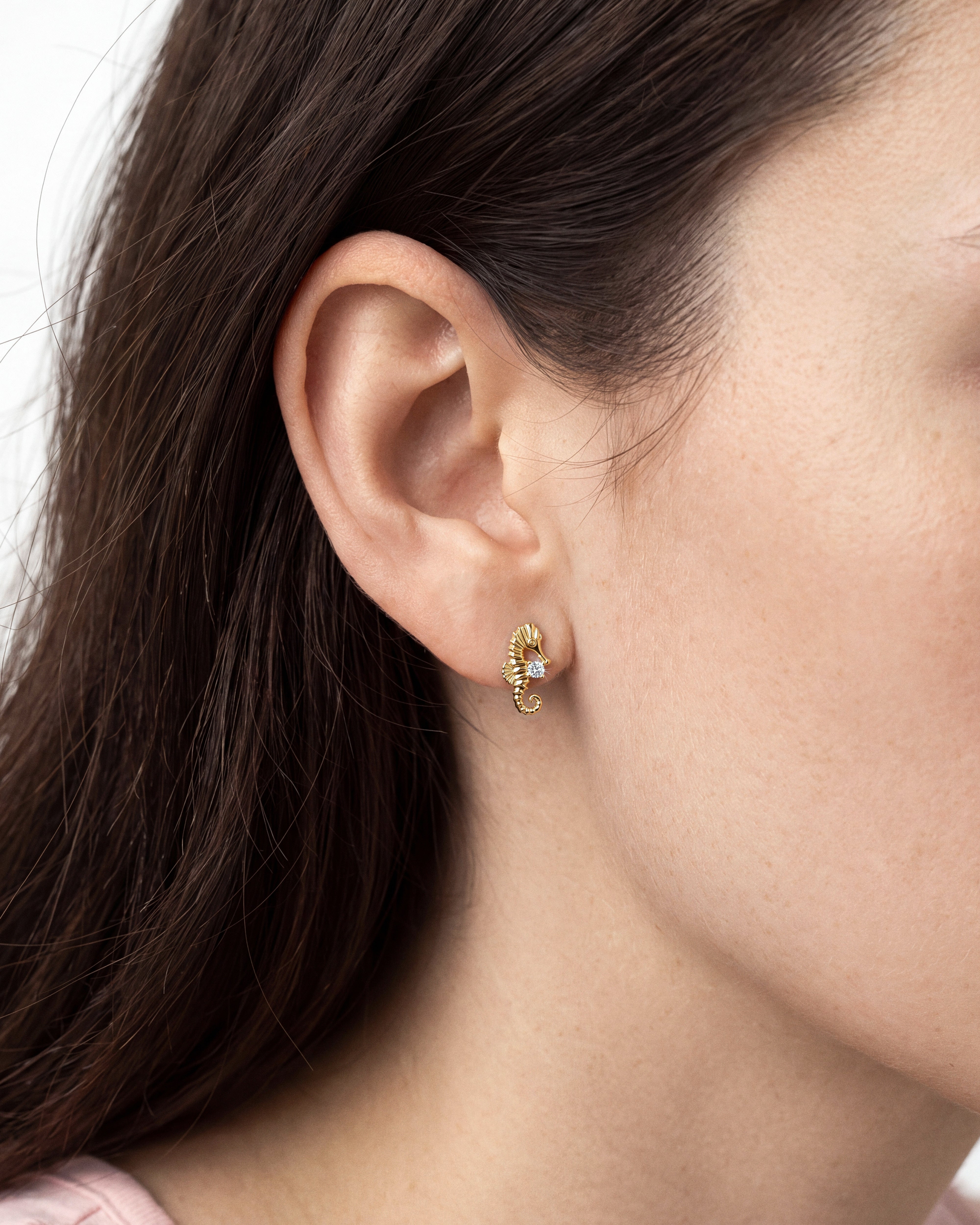 Seahorse Stud Earrings