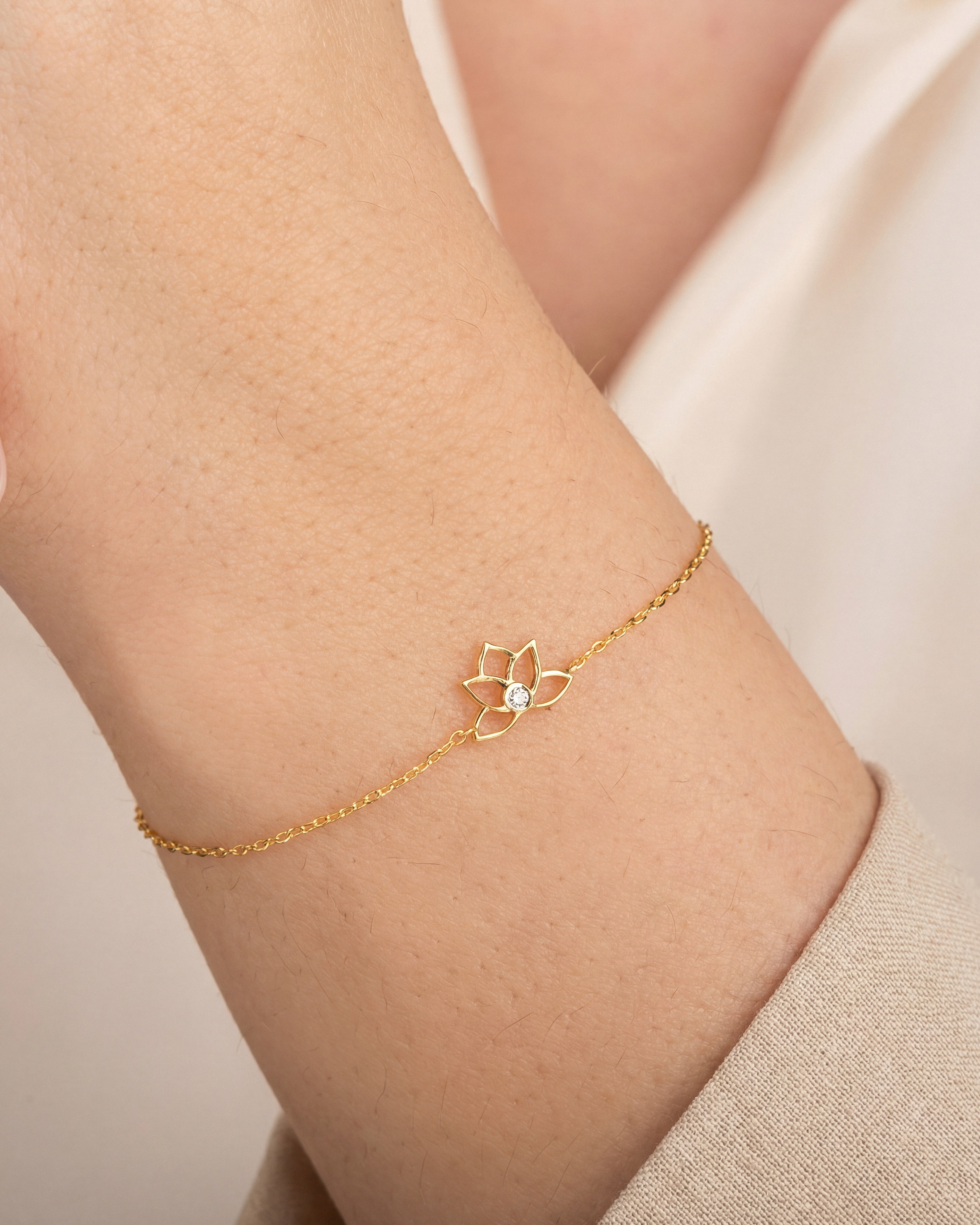Lotus Bracelet