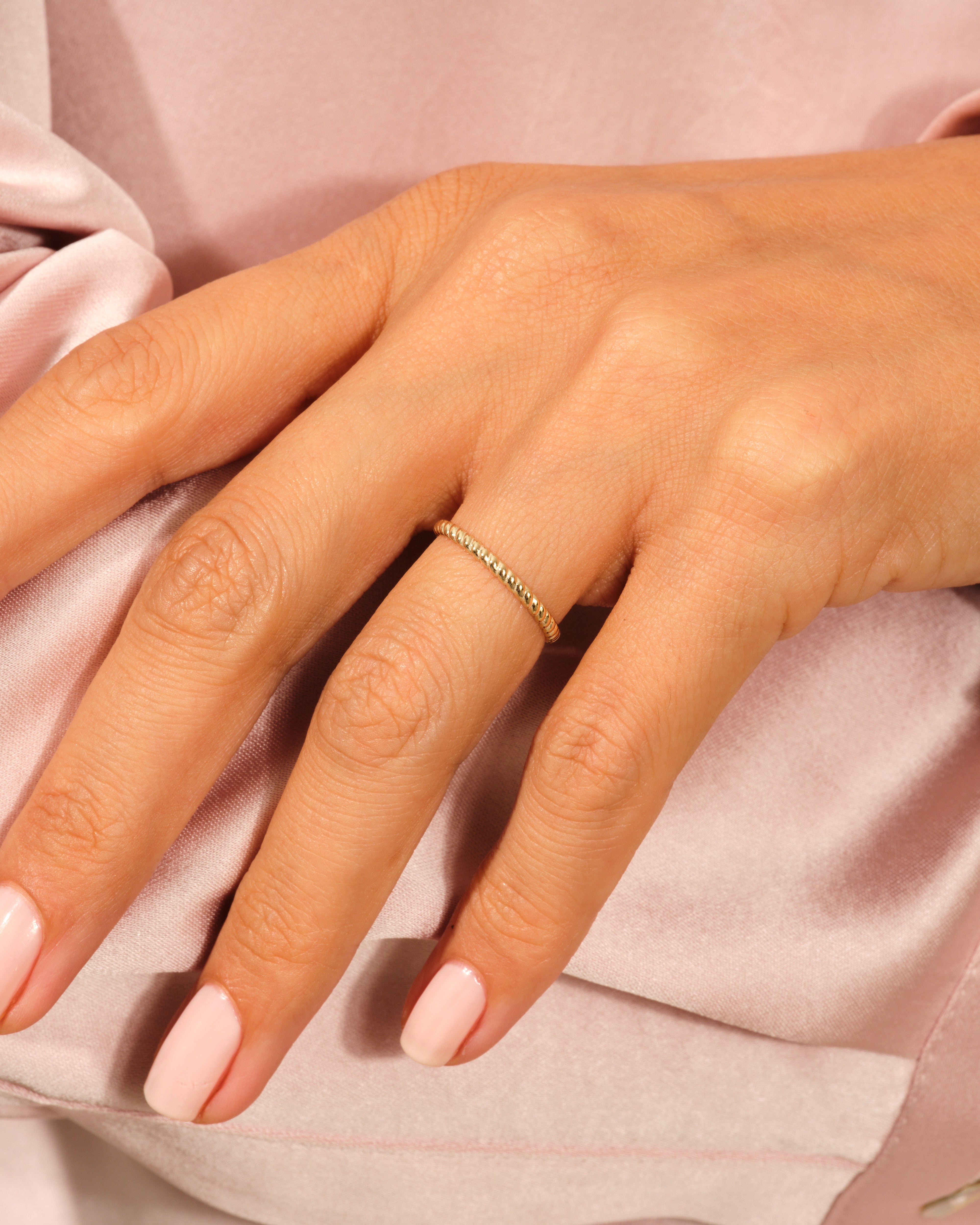 2mm Twist Rope Ring