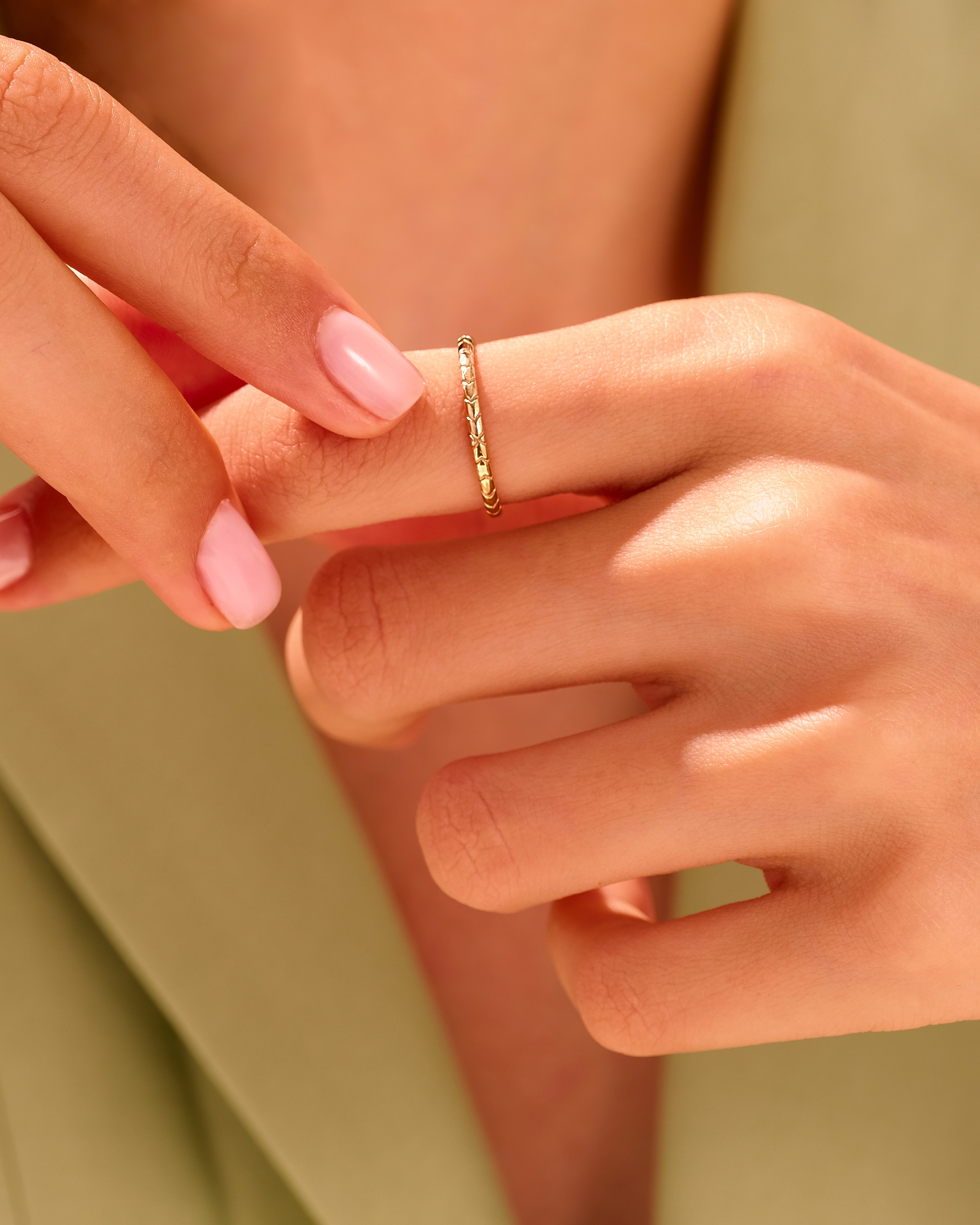 Thin Snake Ring