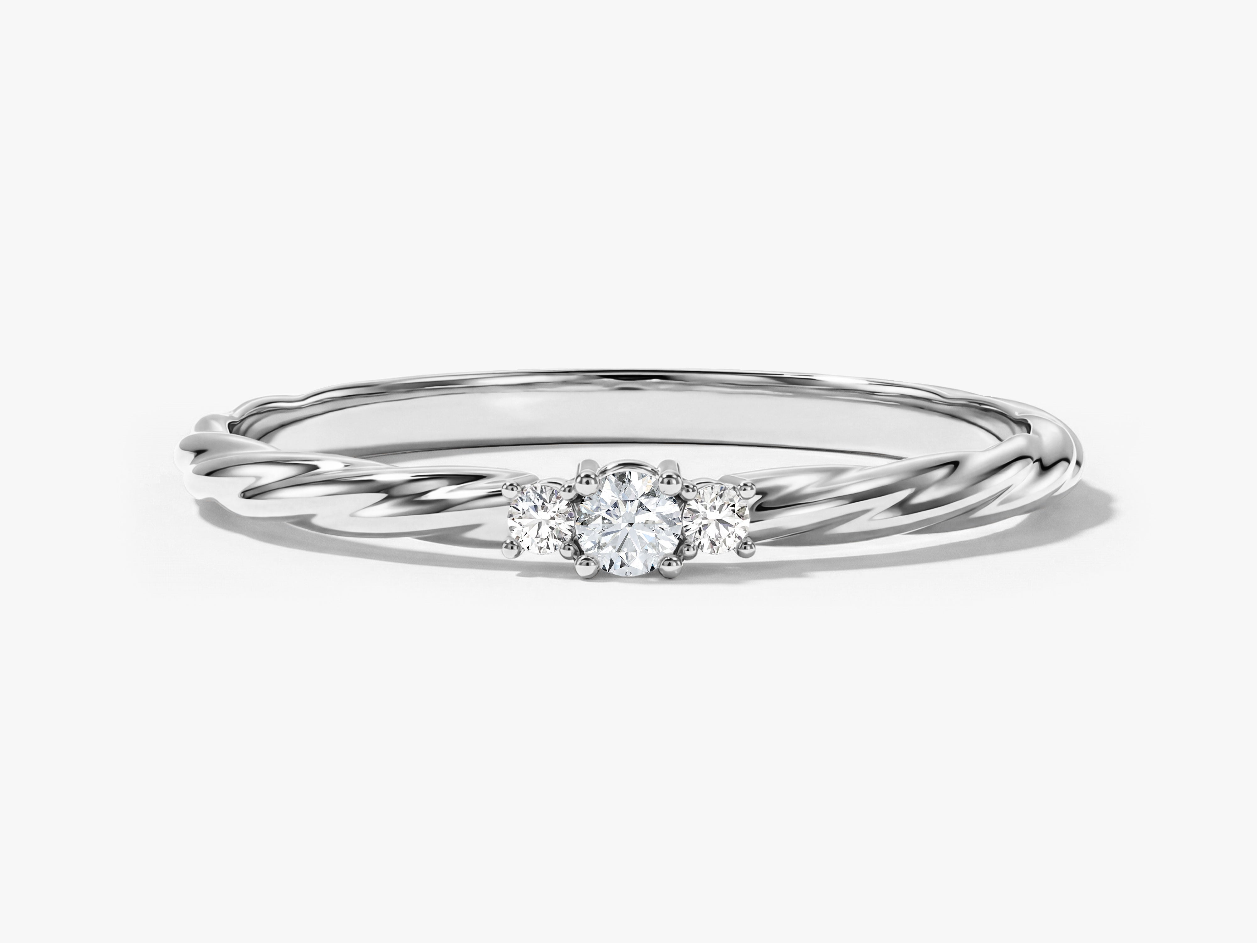 Twisted Trio Ring