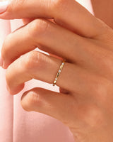Pave Set Nine-Stone Ring