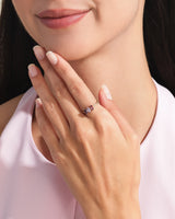 Oval Cut Multi-Stone Birthstone Ring