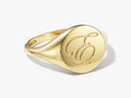 Round Signet Ring