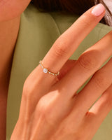 Half Eternity Distance Ring