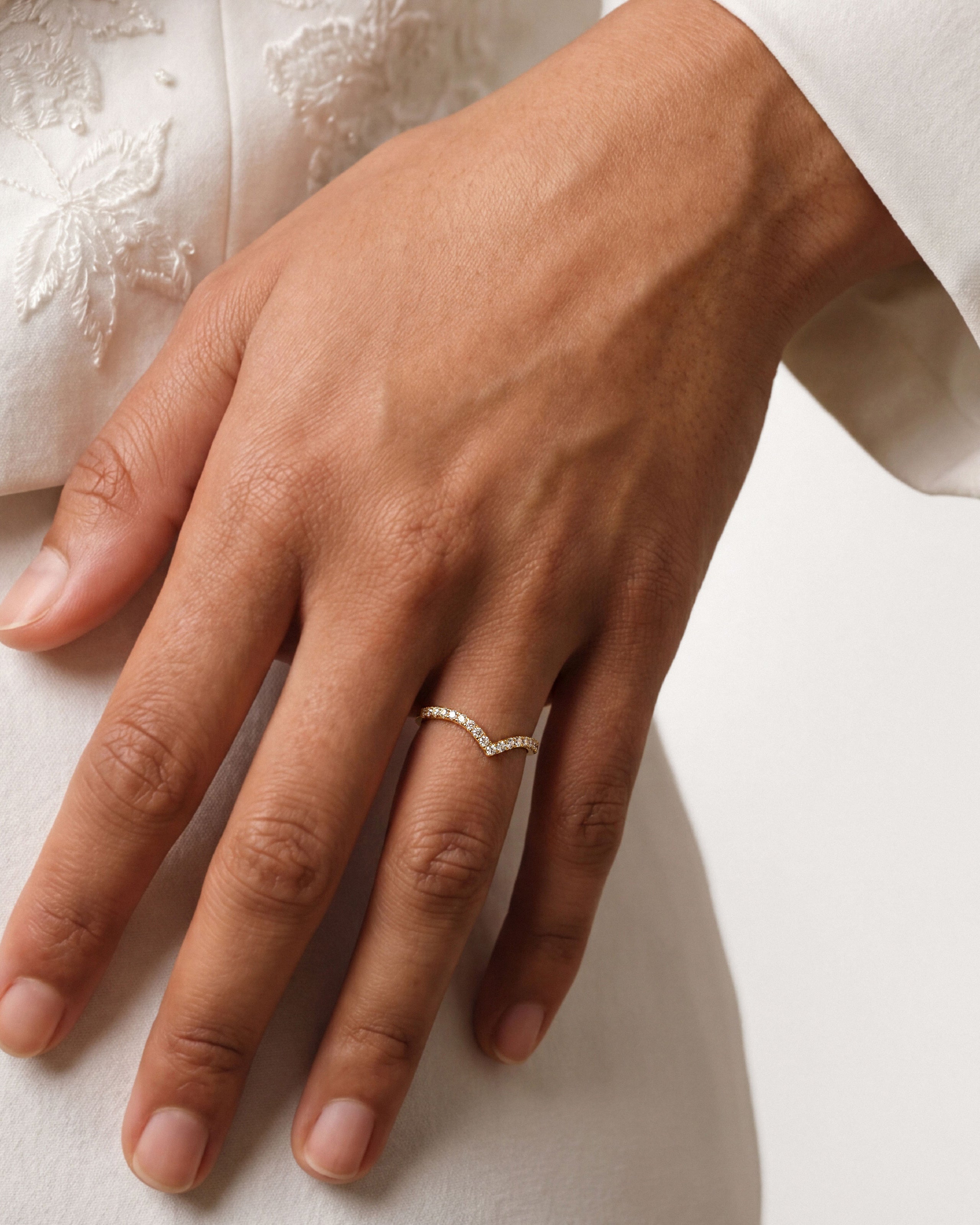 Curved Wedding Band