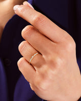 Dainty Curved Wedding Band