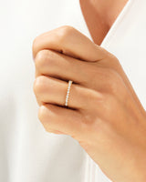 Prong-Set Wedding Band