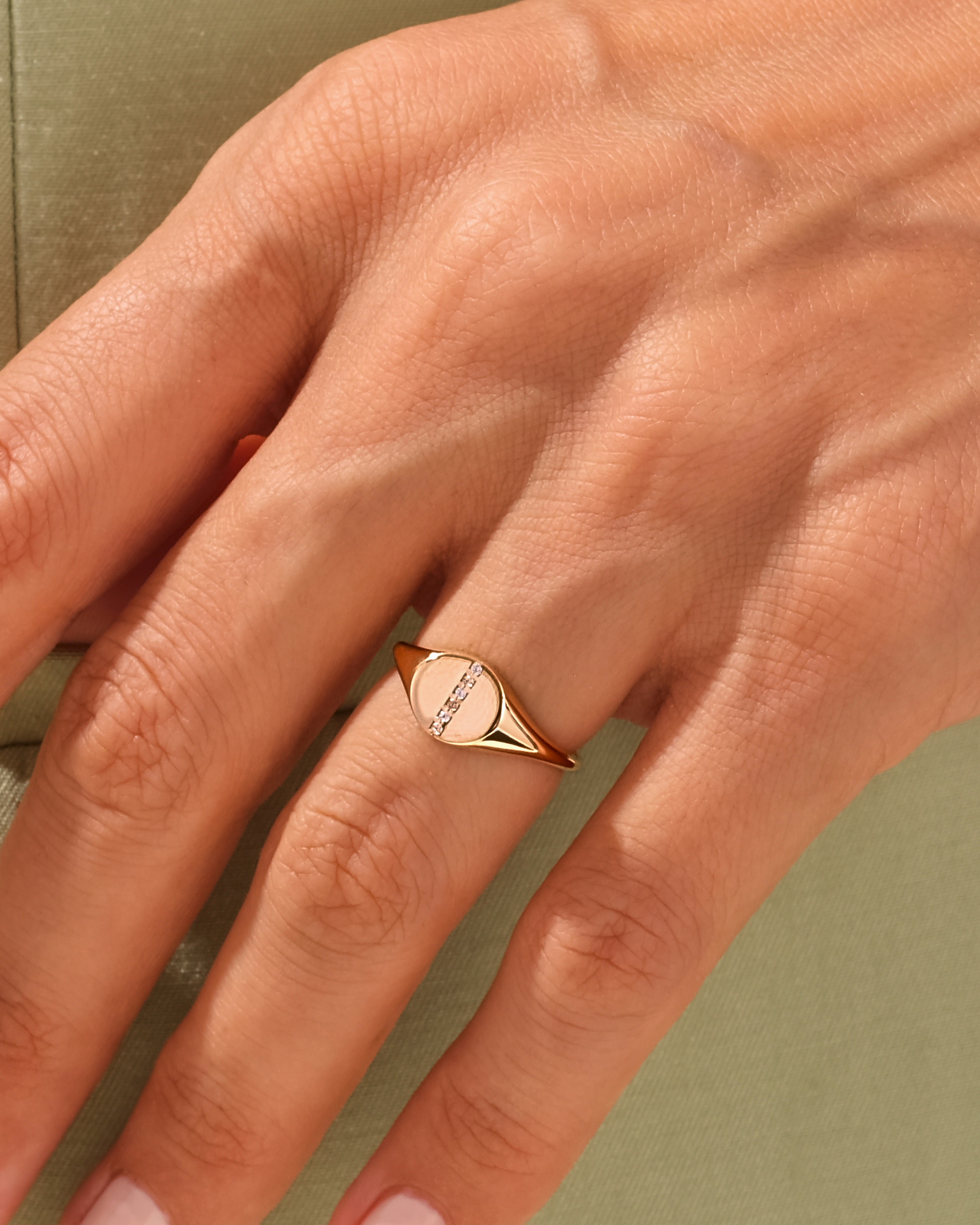 Six-Stone Signet Ring