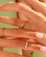 Thin Band Signet Ring