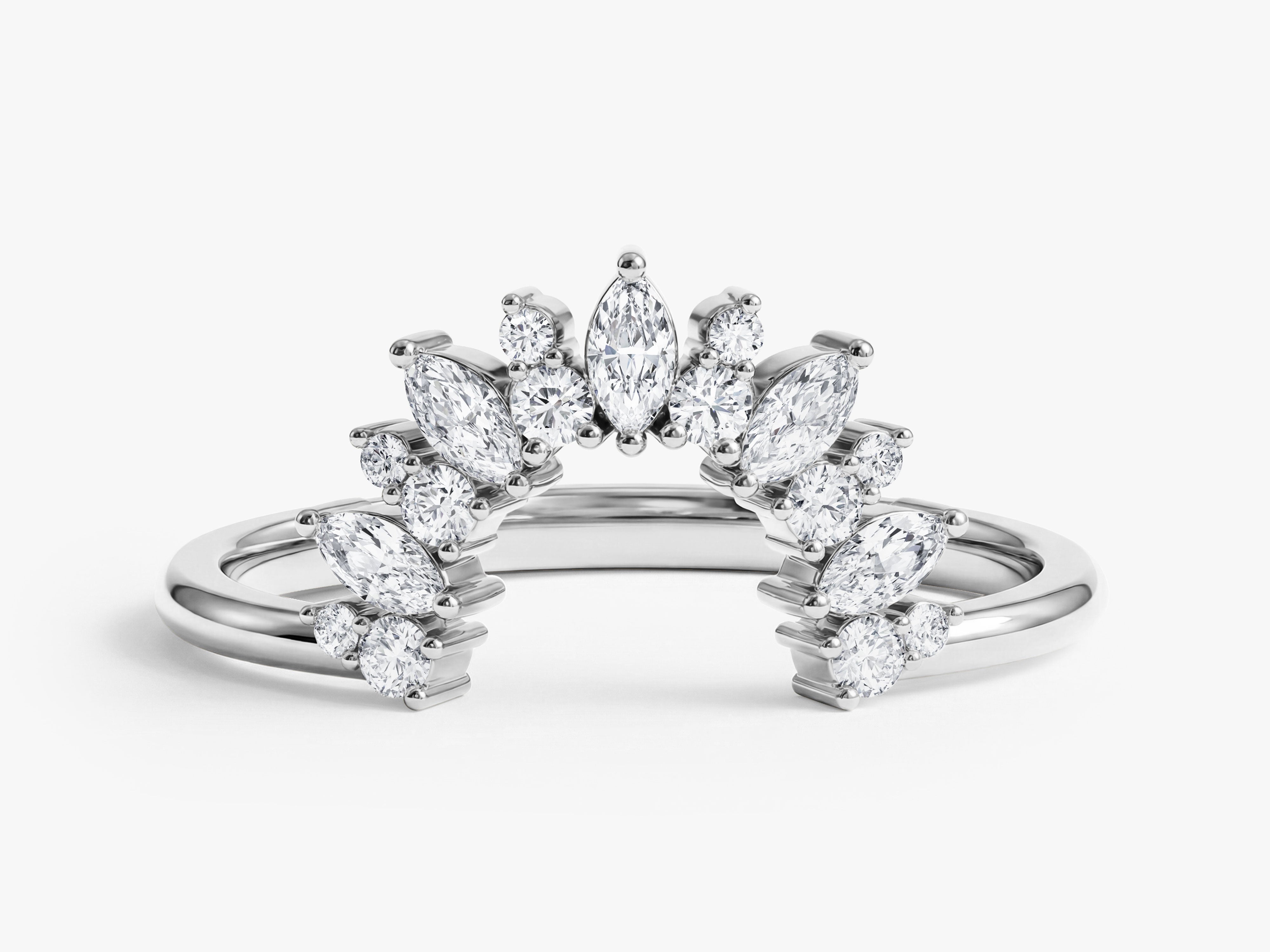 Marquise Crown Ring