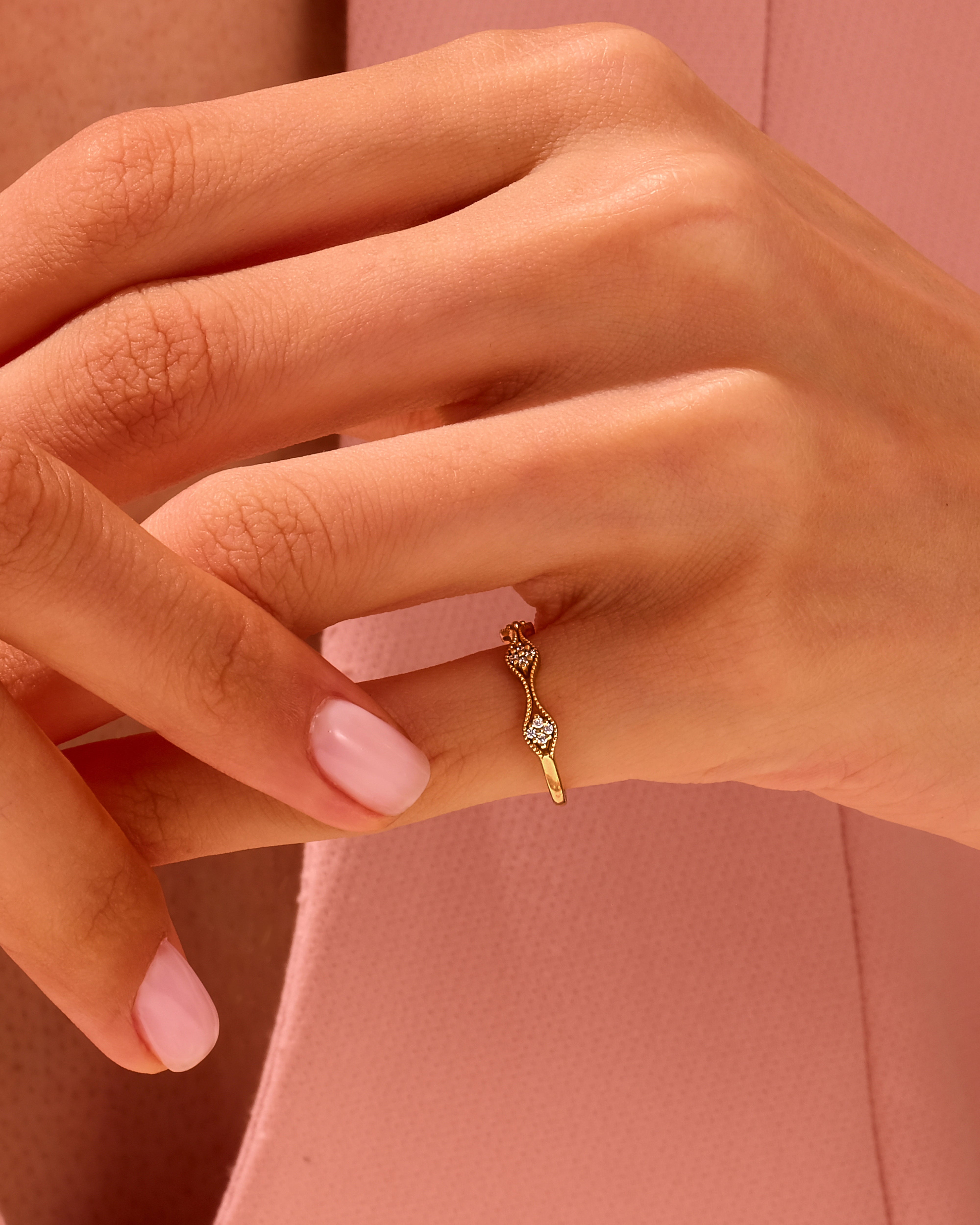 Trio Curved Ring