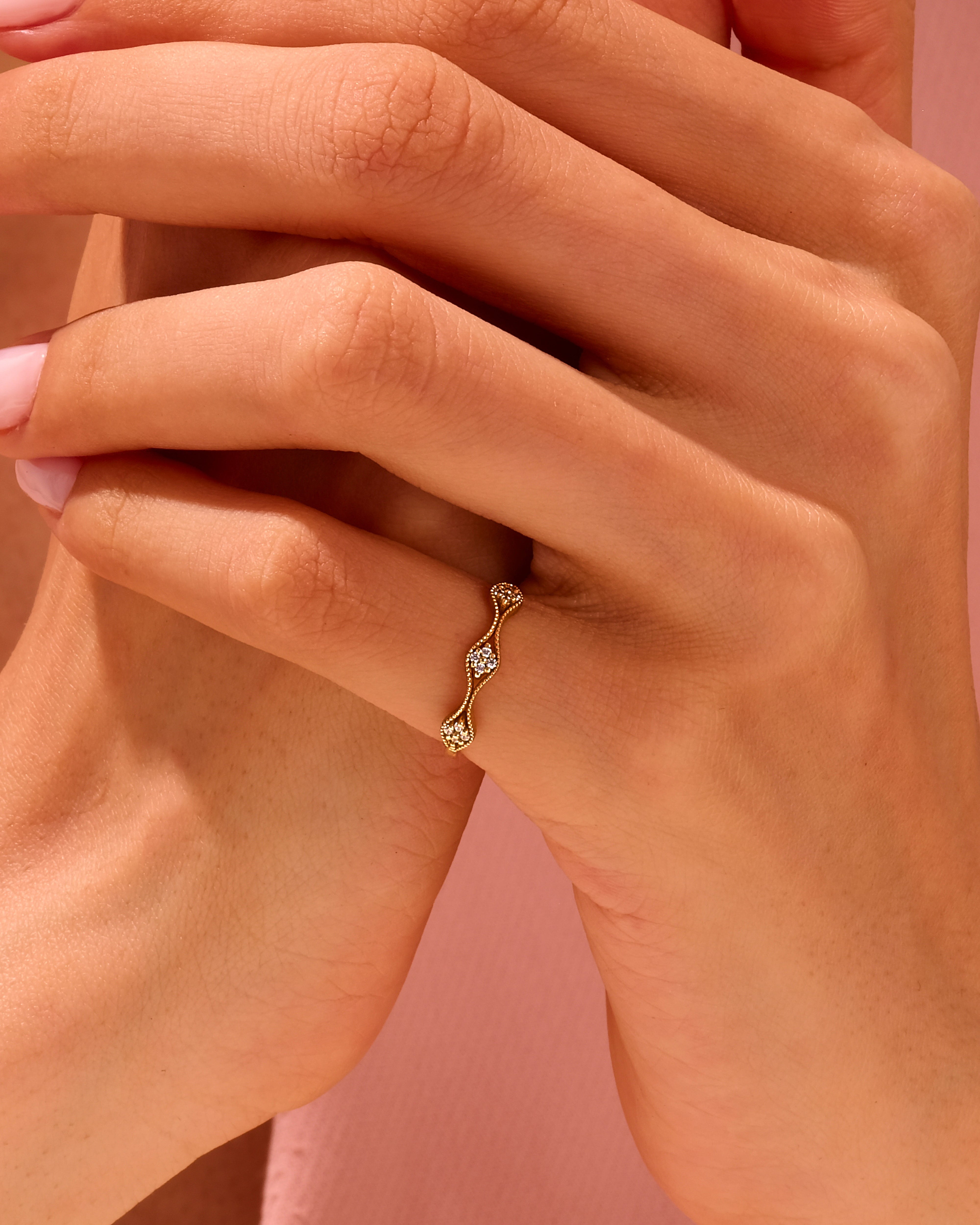 Trio Curved Ring