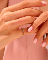 Wavy Round Ring