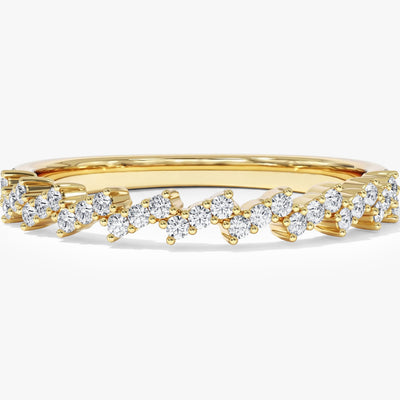 Wavy Round Ring
