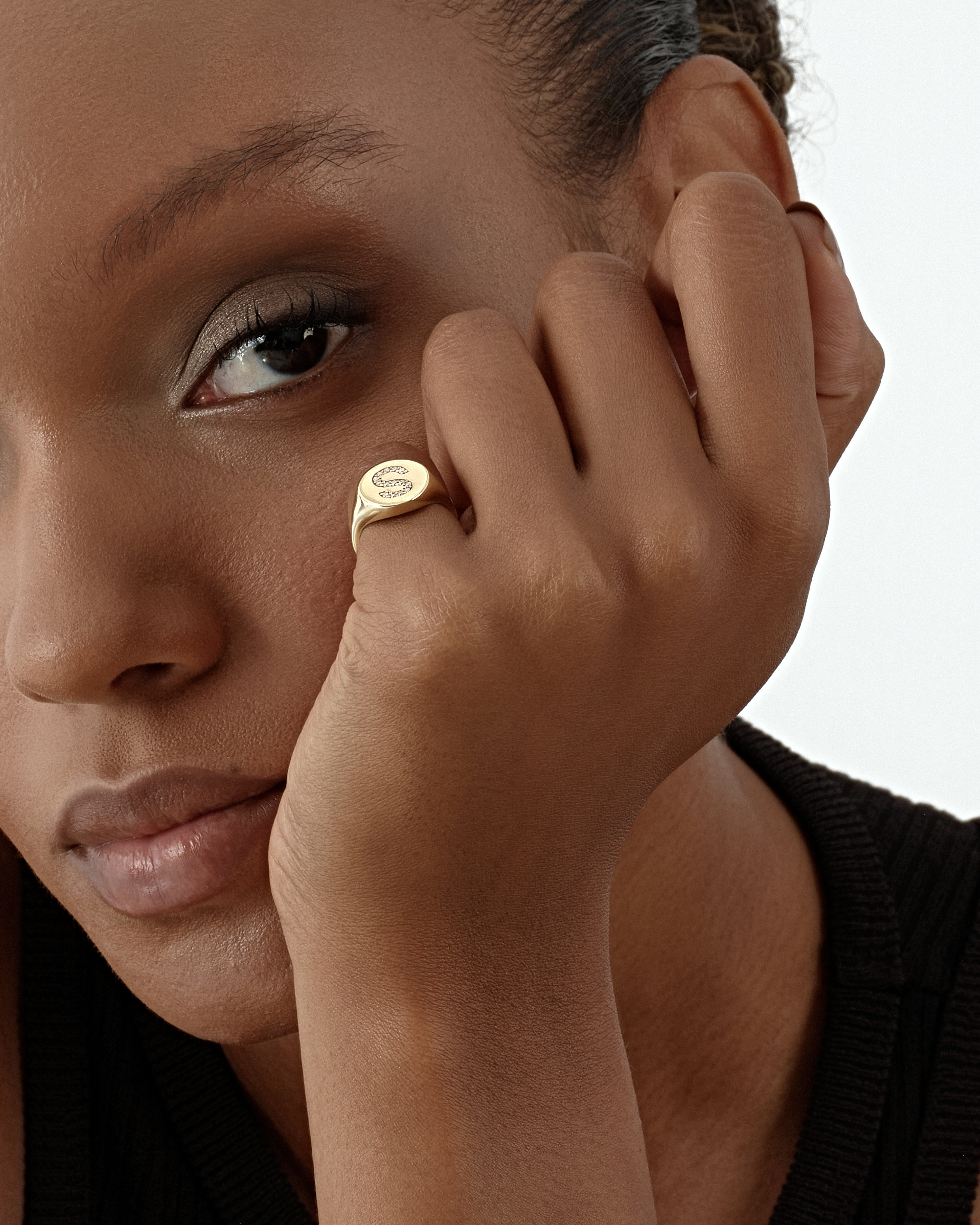 Initial Signet Ring