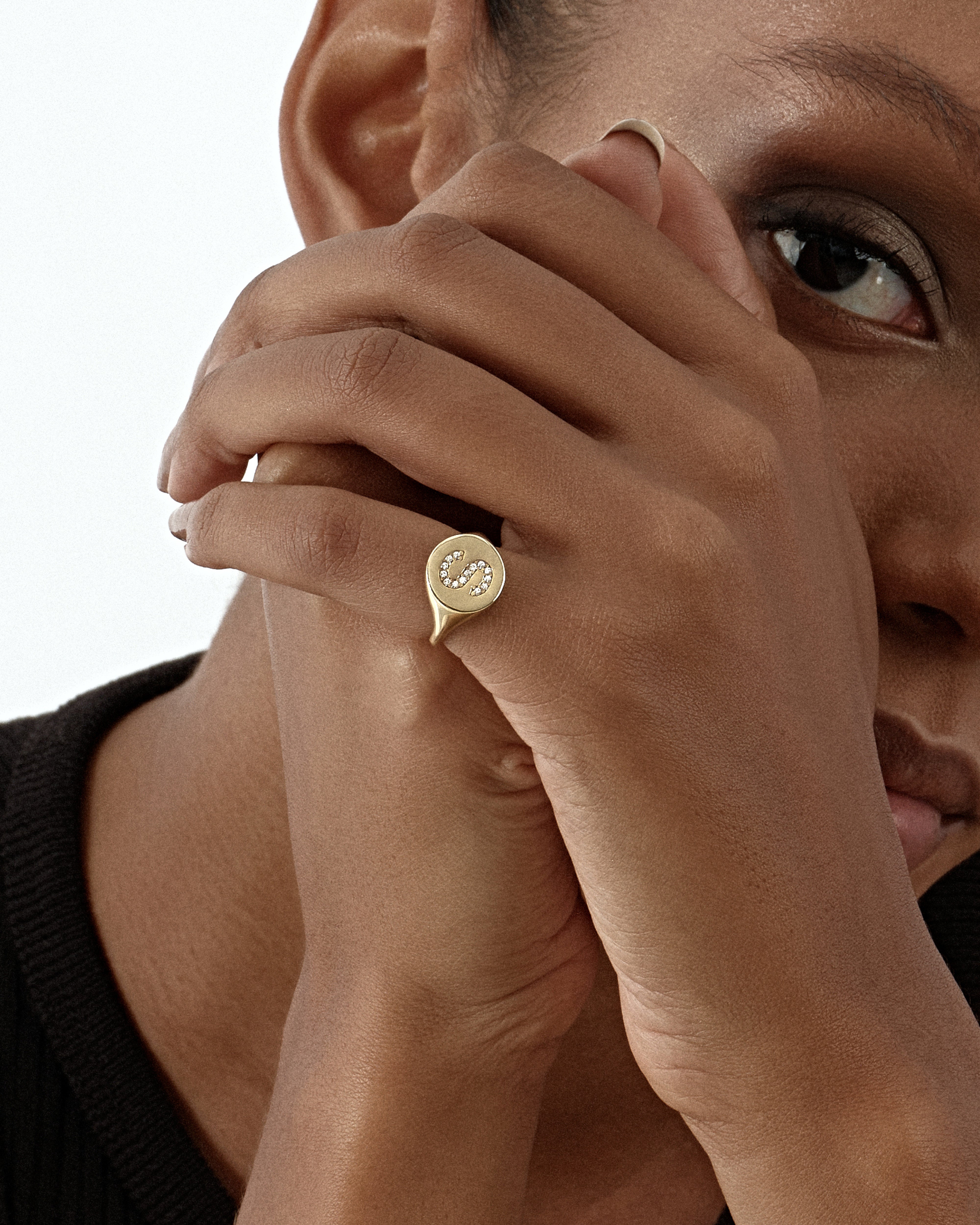 Initial Signet Ring