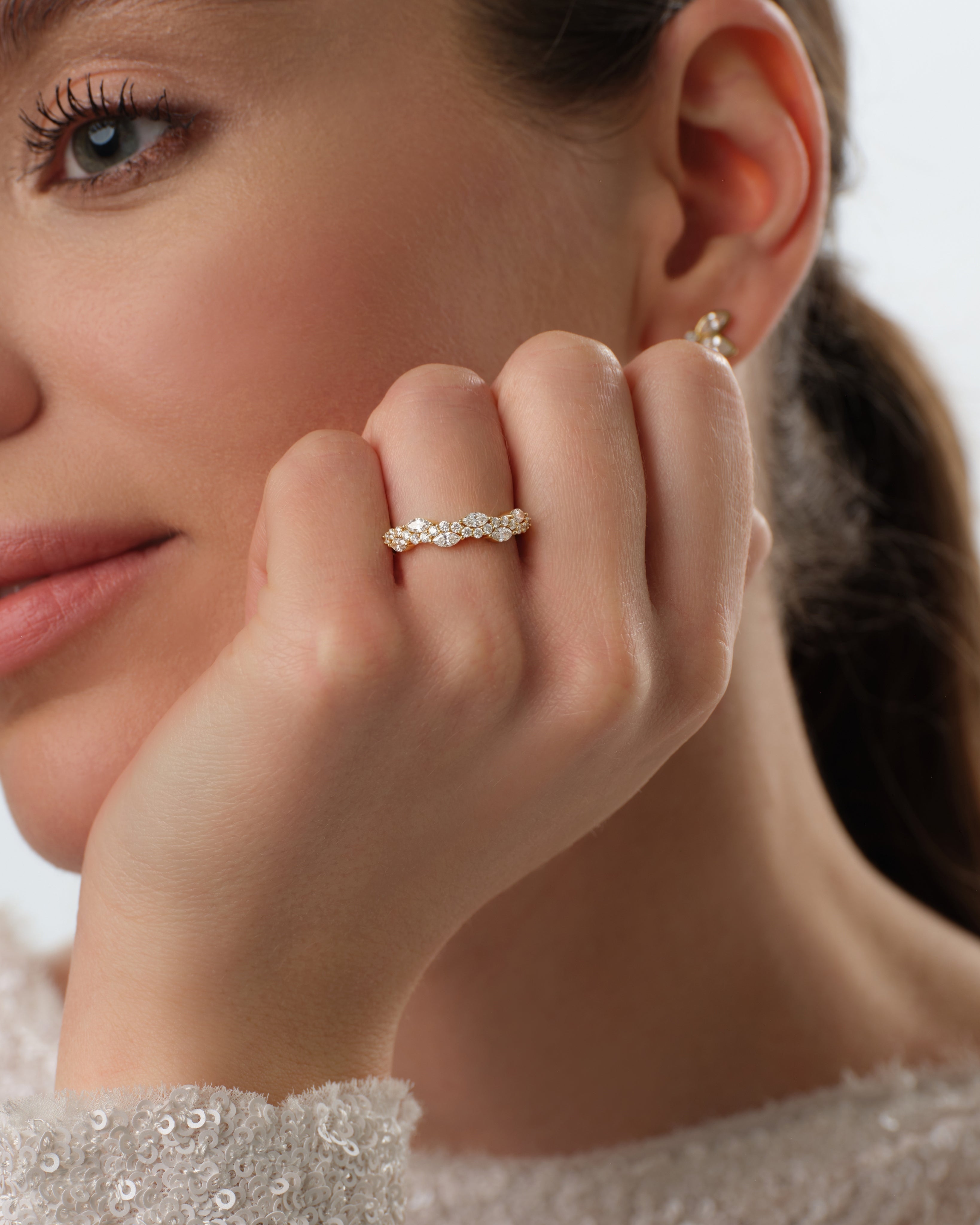 Vine Wedding Band (0.80 CT TW)
