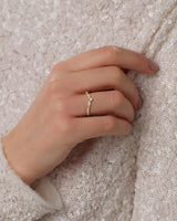 Petal Nesting Wedding Band (0.20 CT TW)