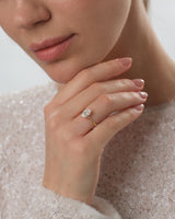 4-Prong Solitaire Oval Cut Moissanite Engagement Ring (1.50 CT)